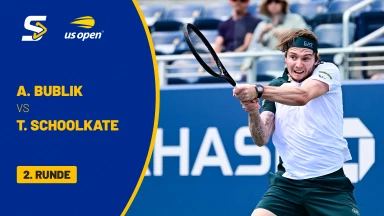 Alexander Bublik (KAZ) [23] vs. Tristan Schoolkate (AUS) - 2. Runde - Court 12