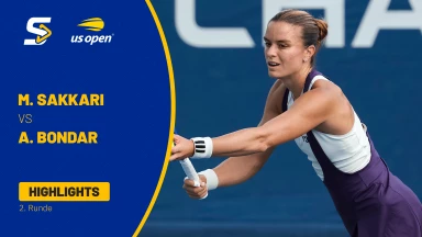 Maria Sakkari (GRE) vs. Anna Bondar (HUN) - 2. Runde - Highlights