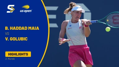 Beatriz Haddad Maia (BRA) [18] vs. Viktorija Golubic (SUI) - 2. Runde - Highlights