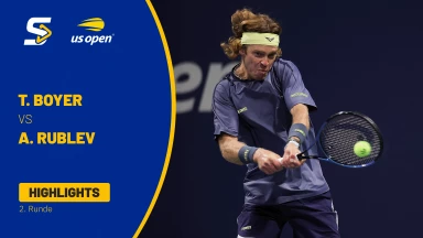 Tristan Boyer (USA) vs. Andrey Rublev [15] - 2. Runde - Highlights