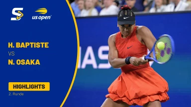 Hailey Baptiste (USA) vs. Naomi Osaka (JPN) [23] - 2. Runde - Highlights