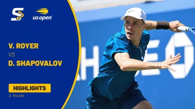 Valentin Royer (FRA) vs. Denis Shapovalov (CAN) [27] - 2. Runde - Court 7 - highlights