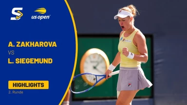Anastasia Zakharova vs. Laura Siegemund (GER) - 2. Runde -  kommentiert von Markus Theil - Court 10 - Highlights