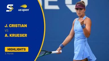Jacqueline Cristian (ROU) vs. Ashlyn Krueger (USA) - 2. Runde - Highlights