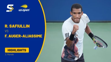 Roman Safiullin vs. Felix Auger-Aliassime (CAN) [25] - 2. Runde - Highlights