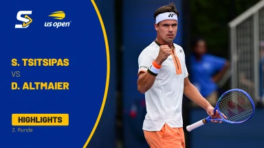 Stefanos Tsitsipas (GRE) [26] vs. Daniel Altmaier (GER) - 2. Runde - Highlights