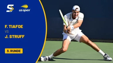 Frances Tiafoe (USA) [17] vs. Jan-Lennard Struff (GER) - 3. Runde - kommentiert von Matthias Stach & Boris Becker - Grandstand