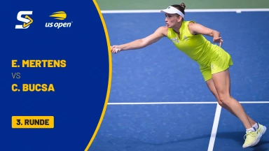 Elise Mertens (BEL) [19] vs. Cristina Bucsa (ESP) - 3. Runde - Stadium 17