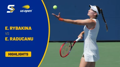Elena Rybakina (KAZ) [9] vs. Emma Raducanu (GBR) - 3. Runde - Highlights