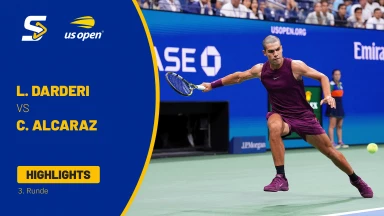 Luciano Darderi (ITA) [32] vs. Carlos Alcaraz (ESP) [2] - 3. Runde - Highlights