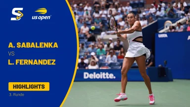 Aryna Sabalenka [1] vs. Leylah Fernandez (CAN) [31] - 3. Runde - Louis Armstrong Stadium - Highlights