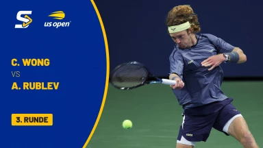 Coleman Wong (HKG) vs. Andrey Rublev [15] - 3. Runde - Grandstand