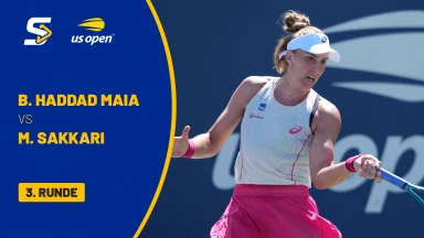 Beatriz Haddad Maia (BRA) [18] vs. Maria Sakkari (GRE) - 3. Runde - Louis Armstrong Stadium