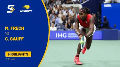 Magdalena Frech (POL) [28] vs. Coco Gauff (USA) [3] - 3. Runde - Highlights