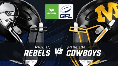 GFL: Die Berlin Rebels erwischen eine gute erste Hälfte gegen die Munich Cowboys