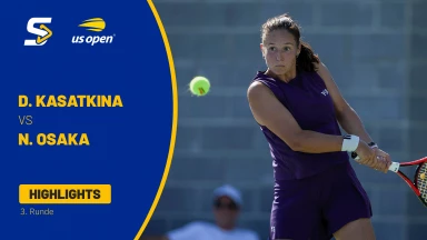 Daria Kasatkina (AUS) [15] vs. Naomi Osaka (JPN) [23] - 3. Runde - Highlights