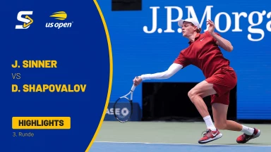Jannik Sinner (ITA) [1] vs. Denis Shapovalov (CAN) [27] - 3. Runde - Highlights