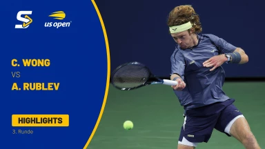 Coleman Wong (HKG) vs. Andrey Rublev [15] - 3. Runde - Highlights