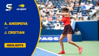 Amanda Anisimova (USA) [8] vs. Jacqueline Cristian (ROU) - 3. Runde - Highlights