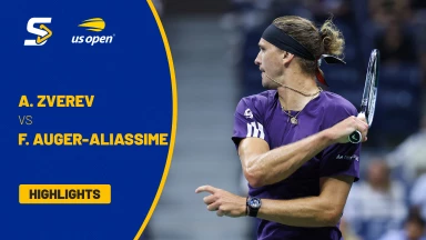 Alexander Zverev (GER) [3] vs. Felix Auger-Aliassime (CAN) [25] - 3. Runde - Highlights