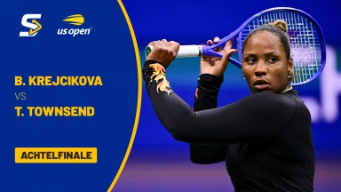 Barbora Krejcikova (CZE) vs. Taylor Townsend (USA) - Achtelfinale - kommentiert von Nicky Geuer - Louis Armstrong Stadium