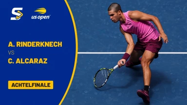Arthur Rinderknech (FRA) vs. Carlos Alcaraz (ESP) [2] - Achtelfinale - kommentiert von Andreas Thies - Arthur Ashe Stadium