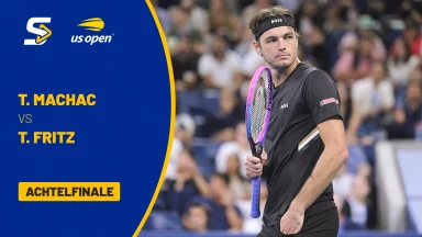 Tomas Machac (CZE) [21] vs. Taylor Fritz (USA) [4] - Achtelfinale - kommentiert von Mario Harter - Louis Armstrong Stadium