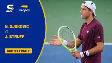 Novak Djokovic (SRB) [7] vs. Jan-Lennard Struff (GER) - Achtelfinale - kommentiert von Matthias Stach & Boris Becker - Arthur Ashe Stadium