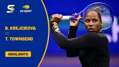 Barbora Krejcikova (CZE) vs. Taylor Townsend (USA) - Achtelfinale - Highlights