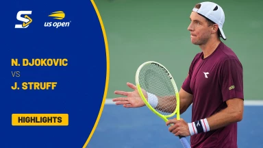 Novak Djokovic (SRB) [7] vs. Jan-Lennard Struff (GER) - Achtelfinale - Highlights