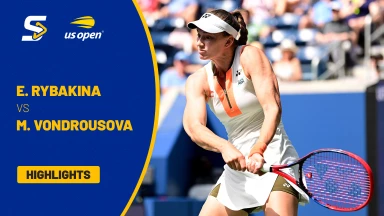 Elena Rybakina (KAZ) [9] vs. Marketa Vondrousova (CZE) - Achtelfinale - Highlights
