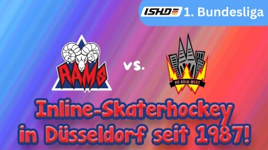 [1. Bundesliga Skaterhockey] Düsseldorf RAMS 1 vs. HC Köln-West Rheinos 1
