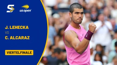 Jiri Lehecka (CZE) [20] vs. Carlos Alcaraz (ESP) [2] - Viertelfinale - kommentiert von Matthias Stach & Boris Becker - Arthur Ashe Stadium