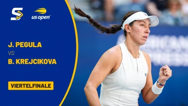 Jessica Pegula (USA) [4] vs. Barbora Krejcikova (CZE) - Viertelfinale - kommentiert von Mario Harter - Arthur Ashe Stadium