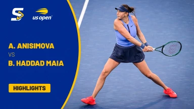 Amanda Anisimova (USA) [8] vs. Beatriz Haddad Maia (BRA) [18] - Achtelfinale - Highlights