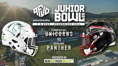 Junior Bowl 2025: Schwäbisch Hall Unicorns - Düsseldorf Panther