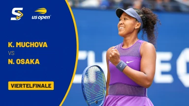 Karolina Muchova (CZE) [11] vs. Naomi Osaka (JPN) [23] - Viertelfinale - kommentiert von Mario Harter - Arthur Ashe Stadium