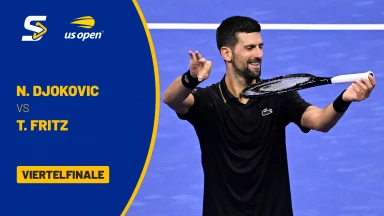 Novak Djokovic (SRB) [7] vs. Taylor Fritz (USA) [4] - Viertelfinale - kommentiert von Markus Theil - Arthur Ashe Stadium