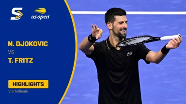 Novak Djokovic (SRB) [7] vs. Taylor Fritz (USA) [4] - Viertelfinale - Highlights