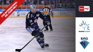 For international fans only - DEL: Dresdner Eislöwen vs. ERC Ingolstadt