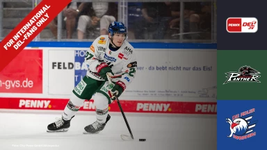 For international fans only - DEL: Augsburger Panther vs. Adler Mannheim