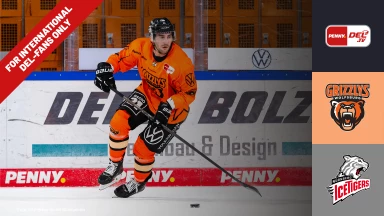 For international fans only - DEL: Grizzlys Wolfsburg vs. Nürnberg Ice Tigers