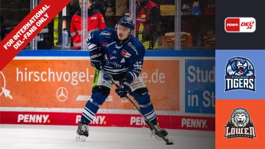 For international fans only - DEL: Straubing Tigers vs. Löwen Frankfurt