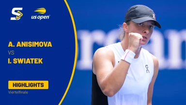 Amanda Anisimova (USA) [8] vs. Iga Swiatek (POL) [2] - Viertelfinale - Highlights