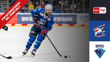 For international fans only - DEL: Adler Mannheim vs. ERC Ingolstadt