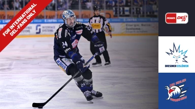 For international fans only - DEL: Dresdner Eislöwen vs. Adler Mannheim