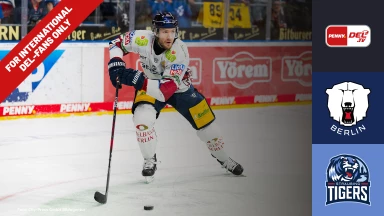 For international fans only - DEL: Eisbären Berlin vs. Straubing Tigers