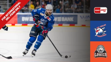 For international fans only - DEL: Adler Mannheim vs. Löwen Frankfurt