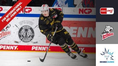 For international fans only - DEL: Nürnberg Ice Tigers vs. Dresdner Eislöwen