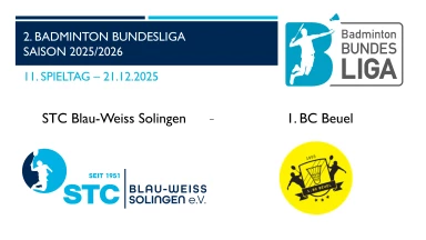 2. Badminton BL Nord: STC Blau-Weiss Solingen - 1. BC Beuel